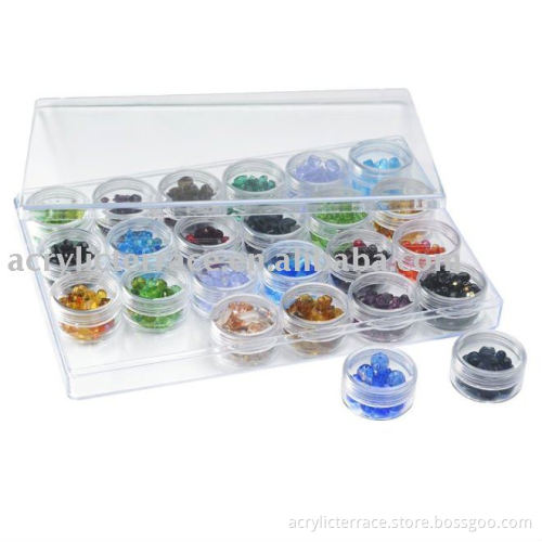 Crystal Acrylic Bead Organizer Tray C0309020